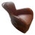 Custom Made Timothy Oulton Leather Saddle Chair For Sale