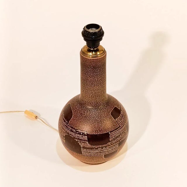 Metal Ceramic Table Lamp from Andreu, Spain, 1970s For Sale - Image 7 of 12