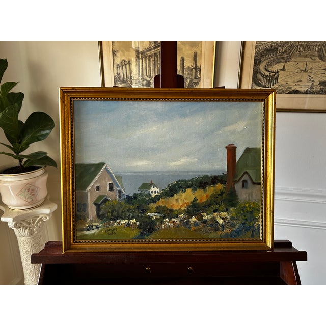 Coastal Seascape Original Oil Painting, Ken Knight For Sale - Image 6 of 11