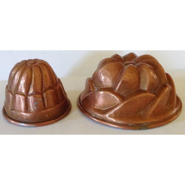 Hammered Copper English Pudding Molds A Pair Chairish