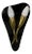 French Brass & Black Acrylic Glass Wall Light, 1950s For Sale