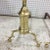 English Brass Lemon Top Andirons - a Pair For Sale - Image 3 of 5