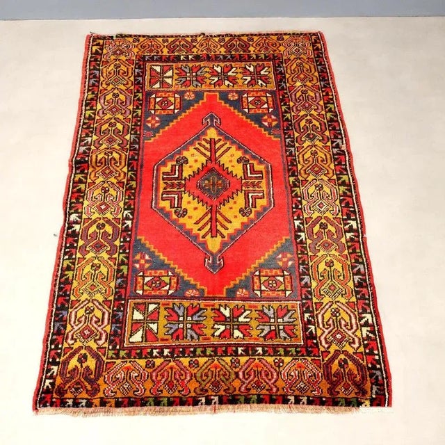 Turkish Ortakoy Wool Rug For Sale - Image 3 of 8