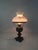 Metal Mid-Century Modern Czech Cast Iron Glass Lamp, 1960 For Sale - Image 7 of 16