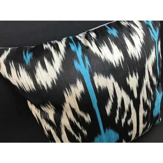 Contemporary Contemporary Ikat Pillow Cover For Sale - Image 3 of 11