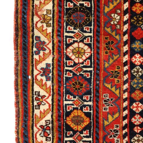 Textile Antique Kaskay Thin Knot Rug For Sale - Image 7 of 9