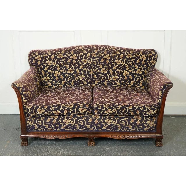 Victorian Fabric Set Of Sofa And Armchairs. The Victorian Fabric Bergere Suite Sofa and Two Armchairs Upholstery Project...