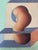 H. Th. J. A. Busquet Metaphysical Geometric Bio Pink Pipe, 1969, Oil Painting on Canvas, Framed For Sale - Image 4 of 12