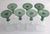 Modern 1990s Villeroy & Boch Isabelle Blown Glass Water Goblets in Jade Green - Set of 7 For Sale - Image 3 of 5
