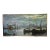 20th Century European School Oil on Canvas Boats in the Harbor Framed Signed For Sale