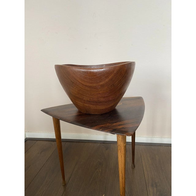 1950s Mid-Century Modernist Teak Bowl, Denmark, 1950s For Sale - Image 5 of 10