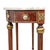 Wood Vintage Louis XVI Revival Marble-Top Mahogany Console Table With Ormolu Mounts & Porcelain Medallions For Sale - Image 7 of 16