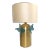 Contemporary Light-Blue Butterfly Murano Glass Table Lamp For Sale