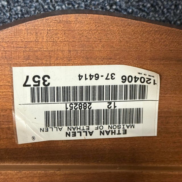 Ethan Allen Maison Collection Dining Table With 2 Leaves For Sale - Image 12 of 12