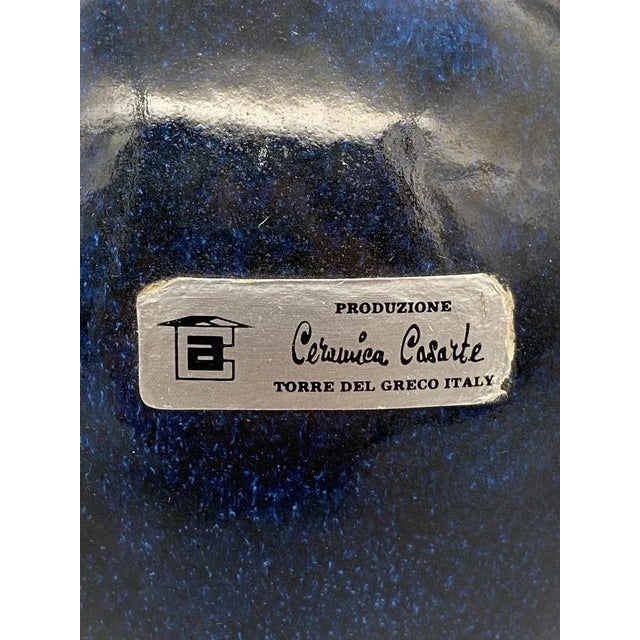 Ceramic Glazed Ceramic Vase by Federico Simone for Casarte, Italy, 1970s For Sale - Image 7 of 10