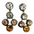 1980s Sorrelli Austrian Crystal Chandelier Earrings - 2 Pieces For Sale