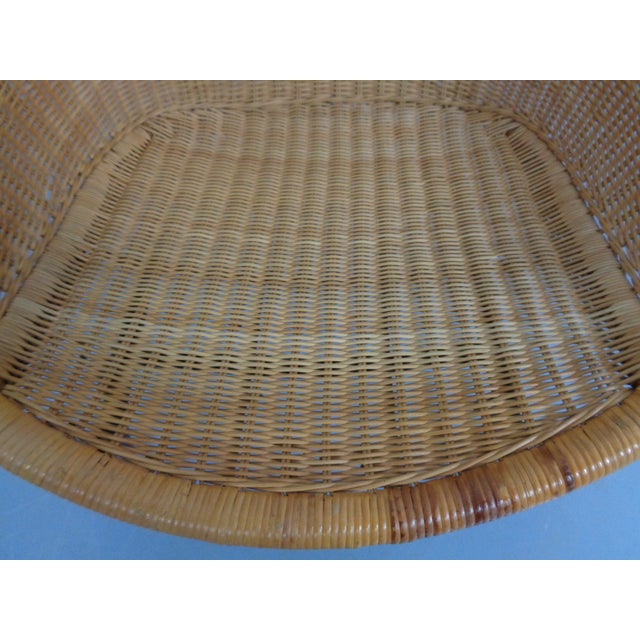 Mid-Century Modern Wicker Chair by Paul McCobb, USA, 1950s For Sale - Image 13 of 17