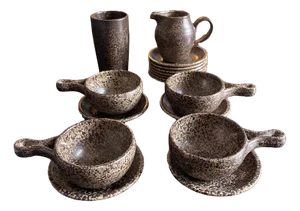 Pottery Service, Set of 15