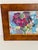 Abstract 1970s Abstract Original Painting Floral Framed For Sale - Image 3 of 3