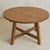 French Round Dining Table with Four Curved Benches, 1950s For Sale - Image 4 of 9