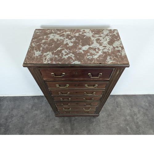Louis XVI Trompe Loeil Weekly Secretary Desk For Sale - Image 3 of 13