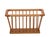 Mid-Century Danish Modern Solid Oak Rectangular Magazine Rack, 1970s For Sale - Image 4 of 18