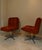 Mid-Century Modern Rust-Colored Velvet Chairs, Italy, 1970s, Set of 2 For Sale - Image 3 of 15