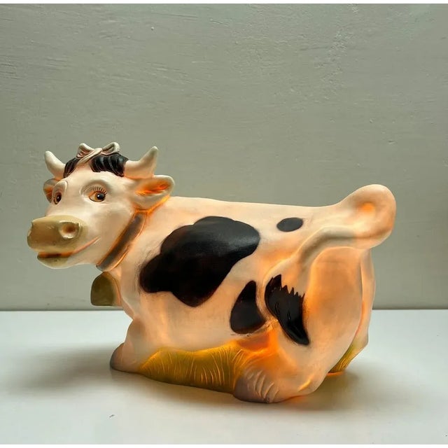 Cow Table Lamp from Heico, 1970s For Sale - Image 12 of 13