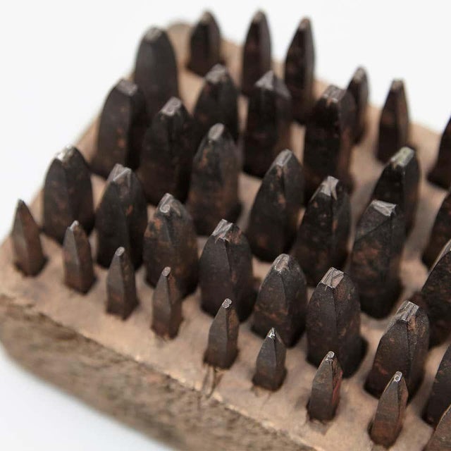 Adrian, Abstract Sculpture, Iron and Wood, 2017 For Sale - Image 10 of 17