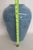 Jaru of California 1980 Blue Ceramic Floral Tabletop Vase Model 476 Large 5149b For Sale - Image 9 of 11