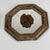 Glass Set of 3 Vintage Small Italian Octagonal Shaped Mirrors With Themed Medallions in the Center For Sale - Image 7 of 12