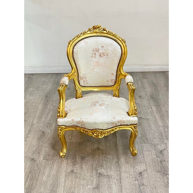 Pair of French Style Chairs For Sale - Image 10 of 10