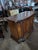 Century Furniture Walnut Flip-Top Bar Cabinet Server With Black Laminate For Sale In Washington DC - Image 6 of 15