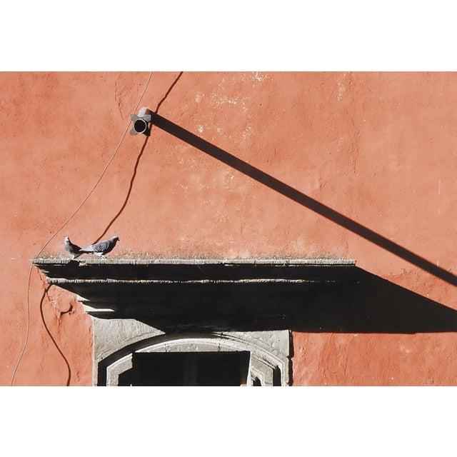 Rustic European Terracotta Architectural Abstract Photograph For Sale - Image 3 of 3