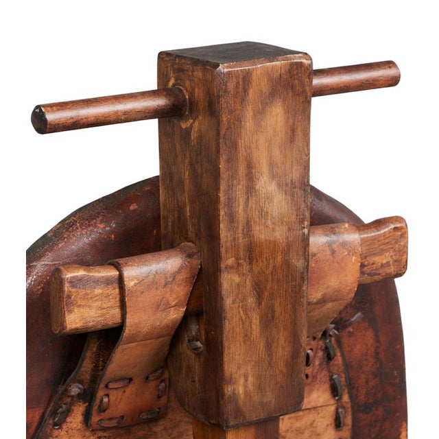 andpicked by dekorartfurniture Vintage from the 1960s Materials: Leather, wood Width: 70 centimetres Height: 110...