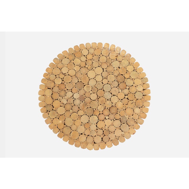 1970s John McGuire “Sheaf of Wheat” End Table 1975c. For Sale - Image 5 of 7