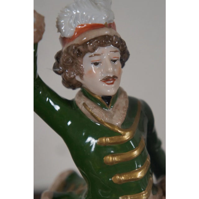 Late 19th Century Antique Kister Porcelain Joachim Murat French Revolution Figurine Statue For Sale - Image 12 of 13