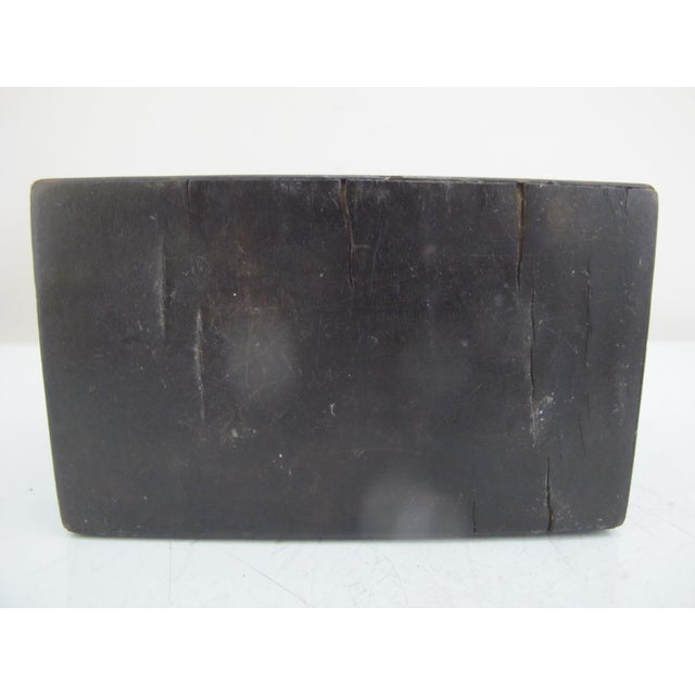 Brown Victorian Wood & Brass Traveling Perfume Casket With Bottles and Key For Sale - Image 8 of 10