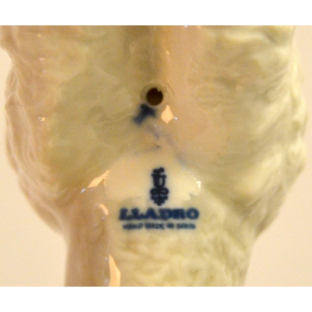 1950s Lladro Fine Handmade Porcelain Poodle Dog Figurine Animal Sculpture Spain For Sale - Image 14 of 18