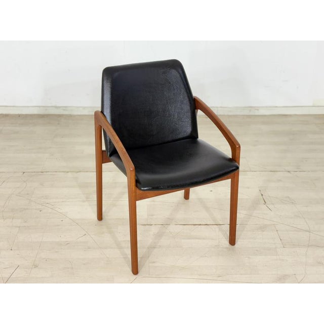 Mid-Century Danish Teak Model 23 Armchair by Henning Kjærnulf for Korup Stolefabrik, 1960s For Sale - Image 12 of 12