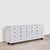 Tommi Parzinger, American Mid-Century Modern, Double Commode, White Lacquer, Brass, USA, 1950s A wonderful model no. 184...