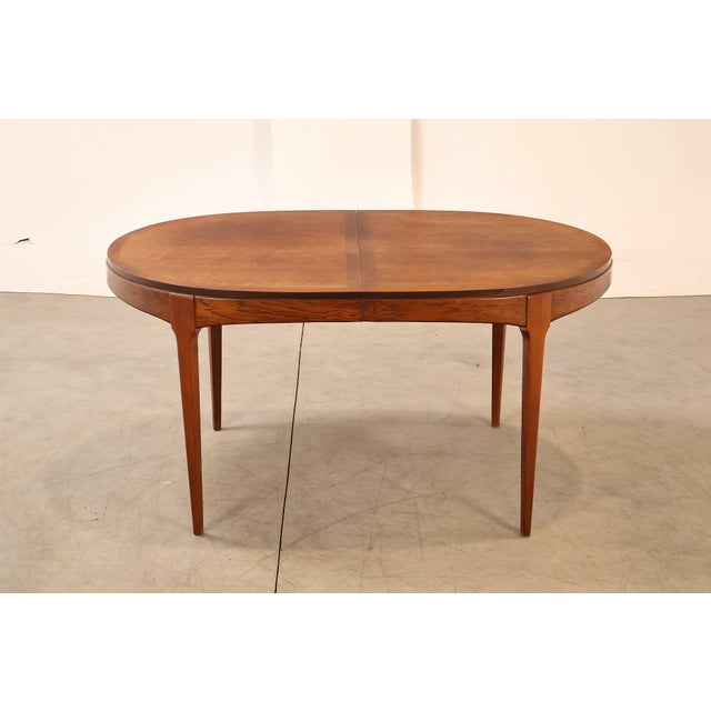 Lane 'Rhythm' Mid Century Modern Walnut Expandable Dining Table For Sale - Image 15 of 18