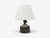 Swedish Mid-Century Modern, Small Table Lamp, Blue Ceramic, Sweden, 1960s A small partially glazed ceramic table lamp...