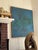 Cerulean 1960s Abstract Expressionist Impasto Oil Painting by Hilton Brown For Sale - Image 8 of 9