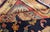 Antique Persian Sultanabad Carpet in Navy Blue Background and Rose Red Border 10'5 X 13' For Sale - Image 17 of 18