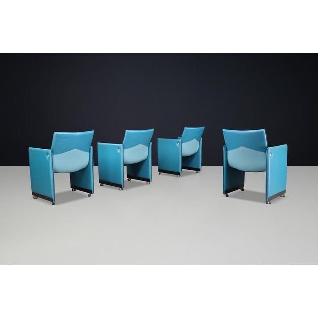 Artifort Vintage Montana Chairs by Geoffrey Harcourt for Artifort, 1980s, Set of 4 For Sale - Image 4 of 9