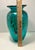 Rare Vintage Murano Iridescent Splatter Turquoise Art Glass Vase 10.5" For Sale In Los Angeles - Image 6 of 7