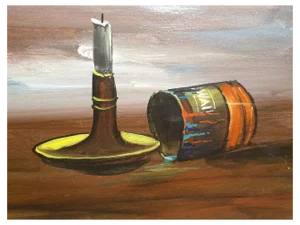 Romano Mussolini, A fine opera, 1950s, Oil on Canvas, Framed