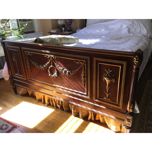 1920s 1920s Louis XVI Style Full Size Bedframe For Sale - Image 5 of 13