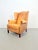 Vintage Sheepskin Leather Wing-Back Chair, 1970s For Sale - Image 9 of 13